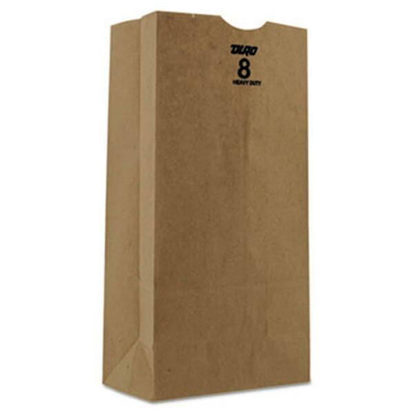 United General Supply Co 50 lbs Heavy-Duty 8 Paper Grocery Bag, Kraft BAG GH8